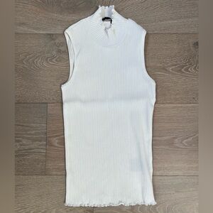 Club Monaco Sleeveless Ribbed Top